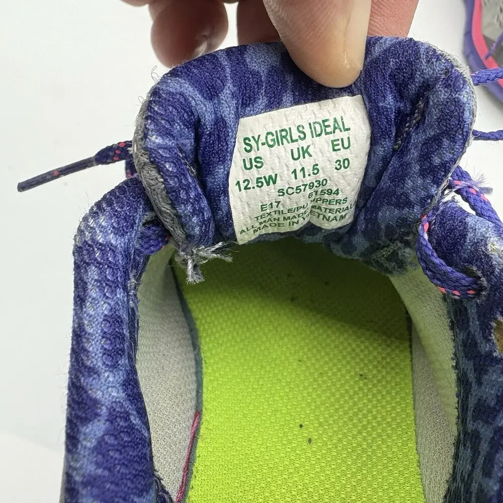 Saucony Sneakers Little Girls Size 12.5 W SY Ideal Grey Purple Form 2 U Athletic